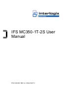 Preview for 1 page of Interlogix IFS MC350-1T-2S User Manual