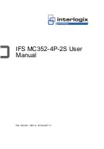 Preview for 1 page of Interlogix IFS MC352-4P-2S User Manual