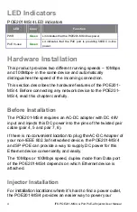 Preview for 8 page of Interlogix IFS POE201-MS/4 User Manual