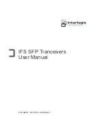 Preview for 1 page of Interlogix IFS SFP S20-1SLC/A-20 User Manual