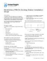 Interlogix MobileView PENTA Installation Sheet предпросмотр
