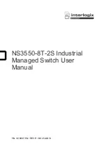 Preview for 1 page of Interlogix NS3550-8T-2S User Manual