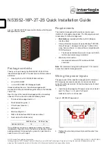 Preview for 1 page of Interlogix NS3552-16P-2T-2S Quick Installation Manual