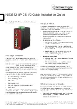 Preview for 1 page of Interlogix NS3552-8P-2S-V2 Quick Installation Manual