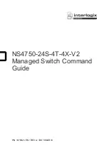Preview for 1 page of Interlogix NS4750-24S-4T-4X-V2 Command Manual