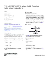 Preview for 1 page of Interlogix NX-148E-RF Installation Instructions Manual