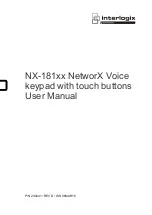 Предварительный просмотр 1 страницы Interlogix NX-181 Series User Manual