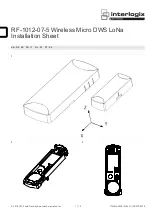 Interlogix RF-1012-07-5 Installation Sheet preview