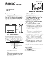 Предварительный просмотр 1 страницы Interlogix ShatterPro 60-873-95 Installation Instructions