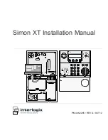 Preview for 1 page of Interlogix Simon XT Installation Manual
