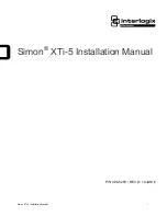 Interlogix Simon XTi-5 Version 2 Installation Manual preview