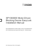Preview for 1 page of Interlogix SP1083600 Installation Manual