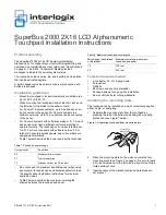 Interlogix SuperBus 2000 2X16 Installation Instructions preview