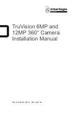 Interlogix TruVision 12MP Installation Manual предпросмотр