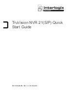 Interlogix TruVision 21 P Quick Start Manual предпросмотр