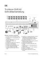 Preview for 8 page of Interlogix TruVision 41 Quick Start Manual