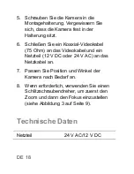 Preview for 20 page of Interlogix TruVision Bullet IR Pocket Manual