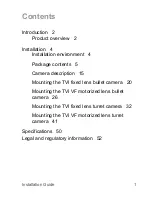 Предварительный просмотр 3 страницы Interlogix TruVision HD-TVI 3MPX Installation Manual