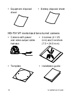 Предварительный просмотр 14 страницы Interlogix TruVision HD-TVI 3MPX Installation Manual