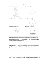 Предварительный просмотр 5 страницы Interlogix TruVision Series TVB-8101 Installation Manual