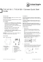 Interlogix TruVision TVC-6110-1 Quick Start Manuals preview