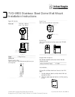 Preview for 1 page of Interlogix TVD-WBS Installation Instructions