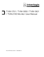 Preview for 1 page of Interlogix TVM-1701 User Manual