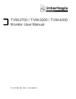 Preview for 1 page of Interlogix TVM-2700 User Manual