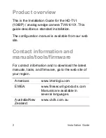 Preview for 4 page of Interlogix TVW-6101 Installation Manual