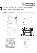 Interlogix TX-2810-03-4 Installation Sheet предпросмотр