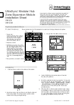 Interlogix UltraSync UM-Z8 Installation Sheet preview