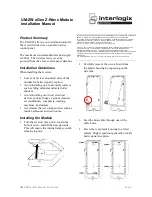 Preview for 1 page of Interlogix UM-ZW Installation Manual