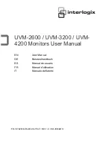 Interlogix UVM-2600 User Manual preview