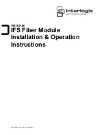 Interlogix VR1101M Installation & Operation Instructions preview