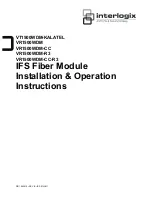 Preview for 1 page of Interlogix VT1500WDM-KALATEL Installation & Operation Instructions