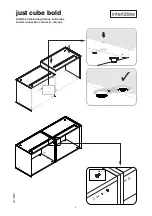 Предварительный просмотр 3 страницы interlübke just cube bold Assembly Instruction Manual