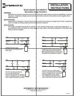 Preview for 1 page of Intermatic AG2401 Installation Instructions