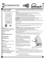 Предварительный просмотр 5 страницы Intermatic CA600 User Manual