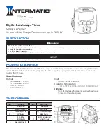 Intermatic DT200LT Instructions предпросмотр