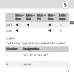 Preview for 17 page of Intermatic eco CG7 Operating Manual