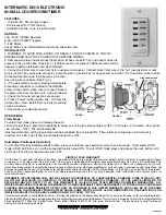 Intermatic EI210 Supplementary Manual preview