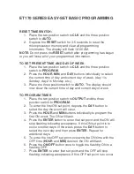 Preview for 1 page of Intermatic ET170 SERIES Programming Manual