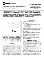 Preview for 1 page of Intermatic ET279C Owner/Installer Instruction Manual