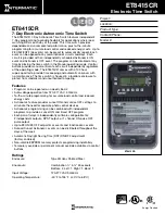 Intermatic ET8415CR Manual preview