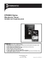 Intermatic ET90000 Series Installation And Programming Manual предпросмотр