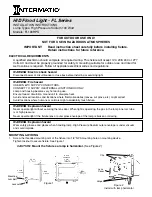 Предварительный просмотр 1 страницы Intermatic FL100HPS Installation Instructions