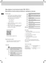 Preview for 14 page of Intermatic GRASSLIN talis II RC IR10 Operating Instructions Manual