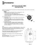 Intermatic HB1113R Instructions предпросмотр