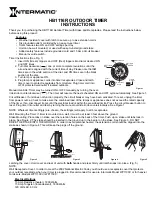 Intermatic HB1116R Instructions предпросмотр