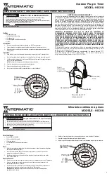 Предварительный просмотр 1 страницы Intermatic HB31K Instructions